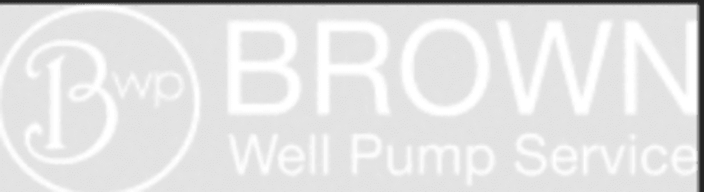 Brown Well Pump Service