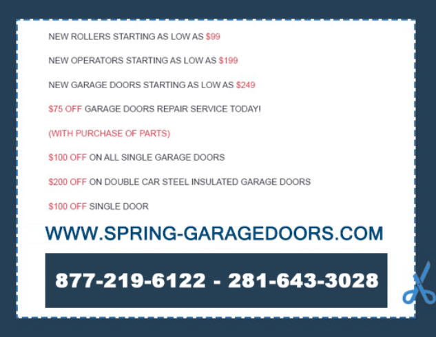 Spring Garage Doors(281) 643-3028