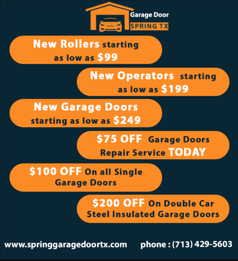 Spring Garage Door TX(713) 429-5603